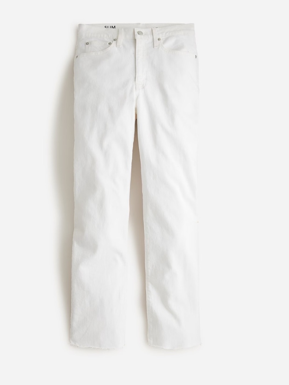J. Crew | Slim Broken-In Boyfriend Jeans in White, Summer Jeans, Size 31